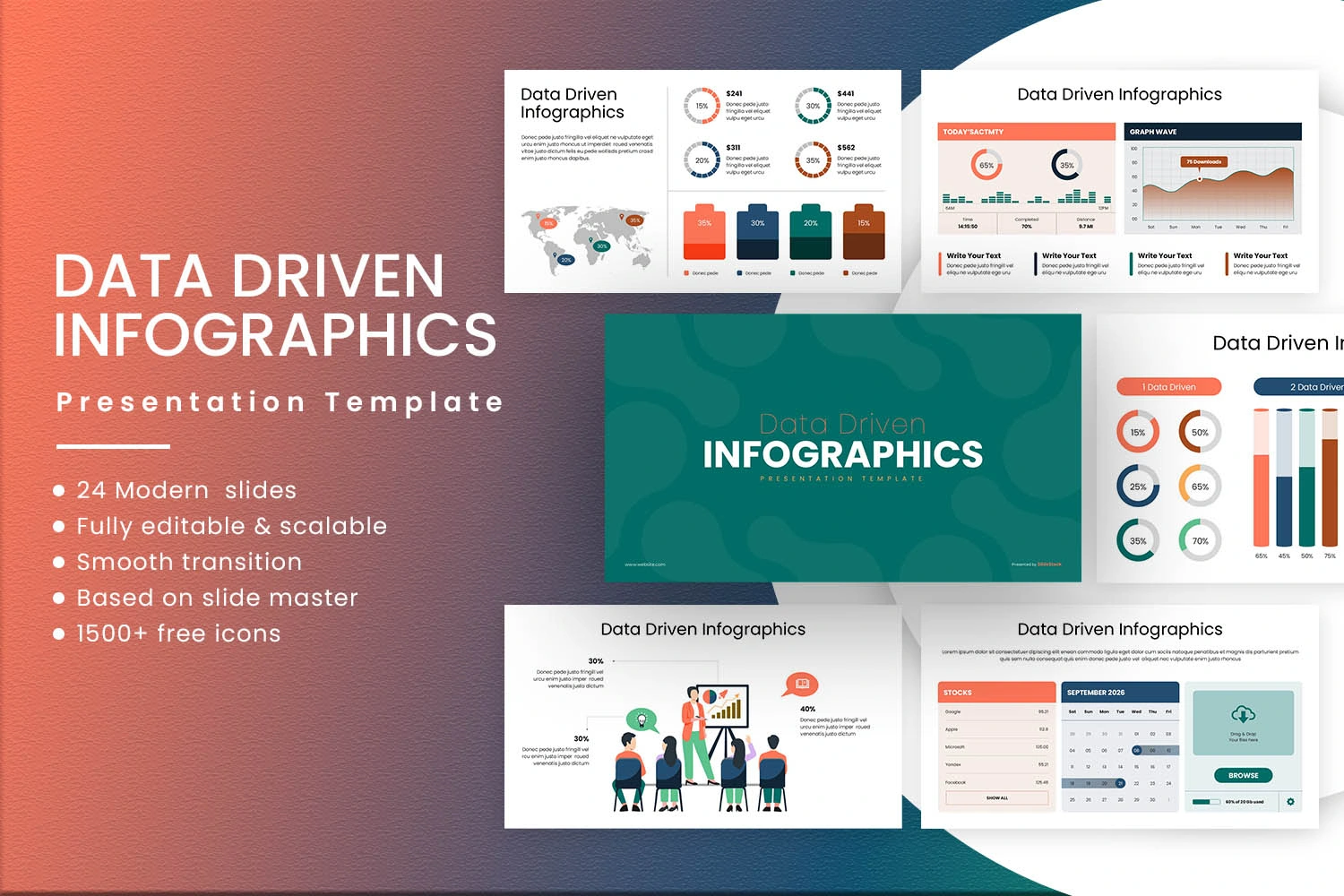 Data Driven Infographics Presentation Template