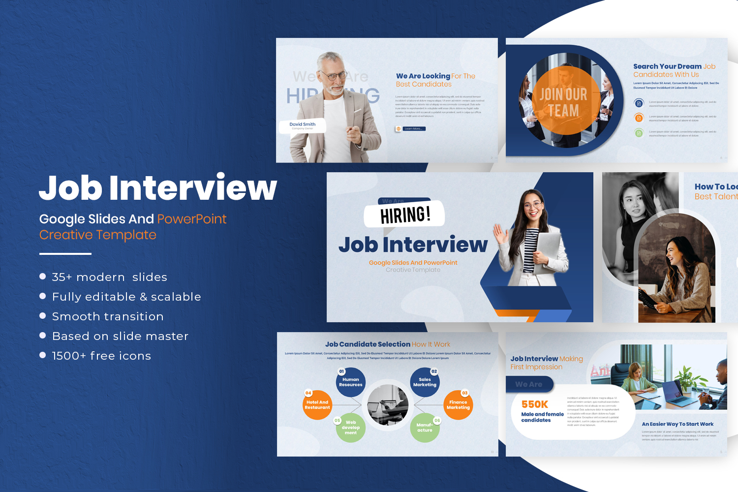 Interview Template Free For PPT Google Slides Themes Slidestack Interview Template Free For PPT Google Slides Themes Slidestack